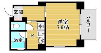 キャピトル天神橋の間取り画像