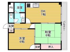 クレピス21の間取り画像
