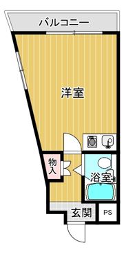 メロディーハイム中津3番館の間取り画像