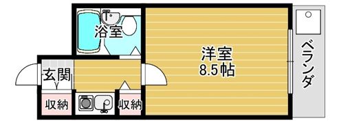 ハイツ今井の間取り画像