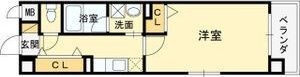 ハイツリルケの間取り画像