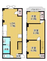 シマナカハイツ39の間取り画像