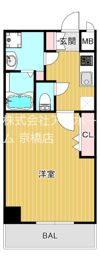 ブリランテ都島の間取り画像