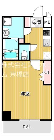 ブリランテ都島の間取り画像