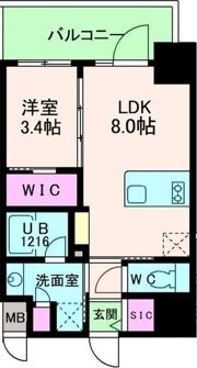 SOFIA住吉大社の間取り画像