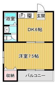 ライフハイツ中宮の間取り画像