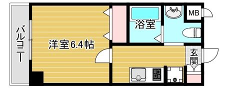ALZA東天満の間取り画像