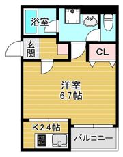 ALEGRIA住道Southの間取り画像