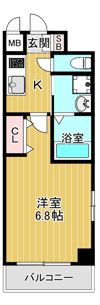ラディアンテ城北の間取り画像
