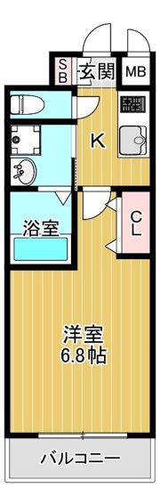 ラディアンテ城北の間取り画像