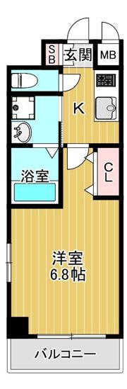 ラディアンテ城北の間取り画像