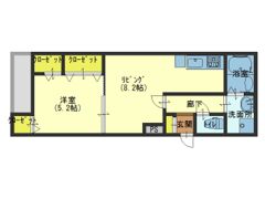 フジパレス深江橋III番館の間取り画像