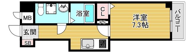 Comenz梅田（コメンズウメダ）の間取り画像