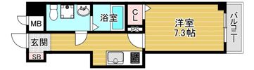Comenz梅田（コメンズウメダ）の間取り画像