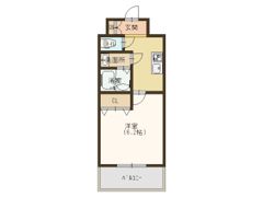 グランデュール鶴橋の間取り画像