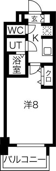 フォーリアライズ梅田レーベンの間取り画像