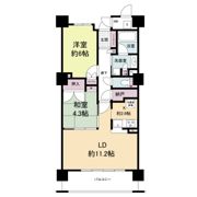 エル・セレーノ上本町レジデンスの間取り画像