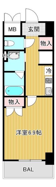 ドルチェ・ヴィータ（都島）の間取り画像