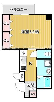 エステーラ都島の間取り画像