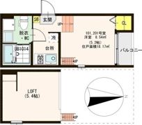 ハーモニーテラス今市IIの間取り画像