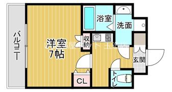 ファビラスコート巽東の間取り画像