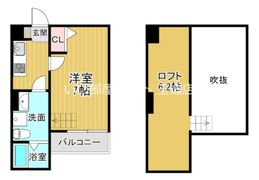 NOIR今里の間取り画像