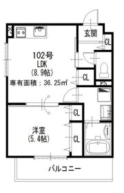 クリエオーレ下島町の間取り画像