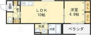 セレニティ八雲北町2丁目B棟の間取り画像