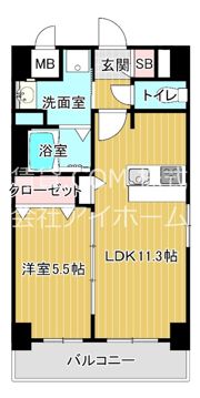 サンセール上本町の間取り画像