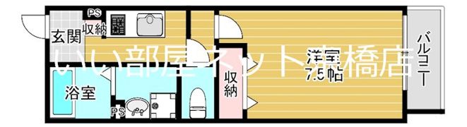 ALEGRIA藤田町WESTの間取り画像