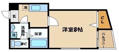 クロスヴィーチェ京橋の間取り画像