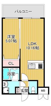 プレジオ城東中央の間取り画像