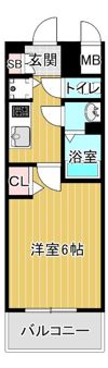 スワンズシティ大阪城ノースの間取り画像