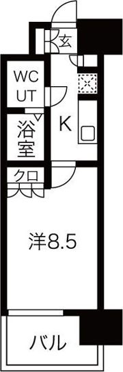 アーバンエース関目パルの間取り画像