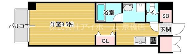 イーストクレセントの間取り画像