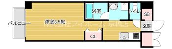 イーストクレセントの間取り画像