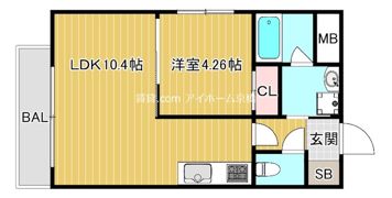 エタニティ蒲生の間取り画像
