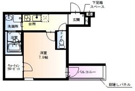 フジパレス遠里小野V番館の間取り画像
