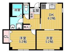 コーポリバージュの間取り画像