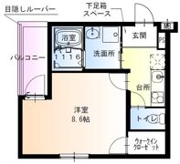 フジパレス針中野湯里の間取り画像