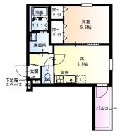 フジパレス駒川中野III番館の間取り画像