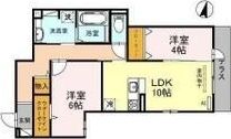 D-Room上新庄の間取り画像
