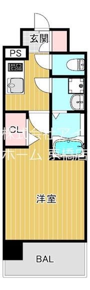 レジュールアッシュ桜宮リバーコートの間取り画像