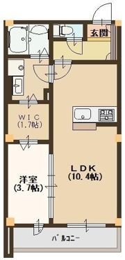 カデンツァの間取り画像