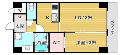 ファーシル千林の間取り画像
