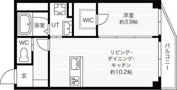 CoLaBo上新庄の間取り画像