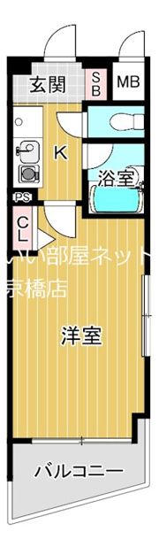 エスリード同心第2の間取り画像