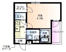フジパレス西淡路III番館の間取り画像