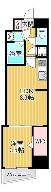 セレニテ梅田ルフレの間取り画像