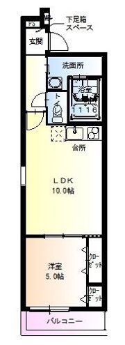 フジパレス淡路II番館の間取り画像